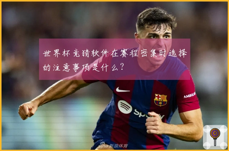 世界杯竞猜软件在赛程密集时选择的注意事项是什么？