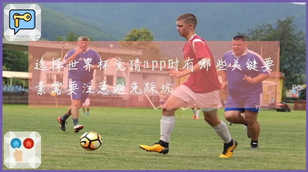 选择世界杯竞猜app时有哪些关键要素需要注意避免踩坑