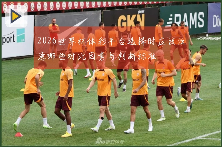 2026世界杯体彩平台选择时应该注意哪些对比因素与判断标准