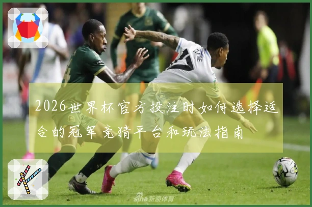 2026世界杯官方投注时如何选择适合的冠军竞猜平台和玩法指南